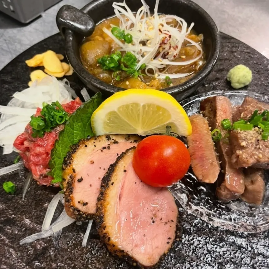 肉盛りプレート画像